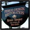 Period Design of York upgraded a flat sign with an elegant length of molding on the top.